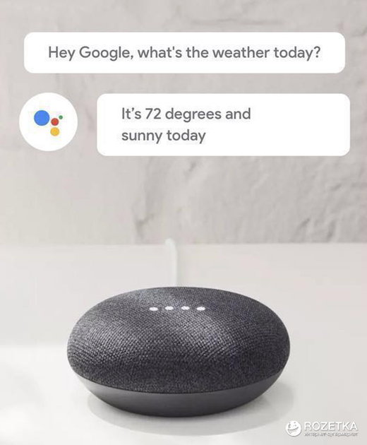 System akustyczny Google Home Mini Charcoal (H0C) - obraz 2