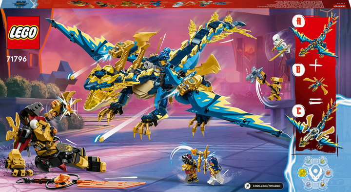 Zestaw klocków LEGO Ninjago Smok żywiołu kontra mech cesarzowej 1038 elementów (71796) - obraz 10