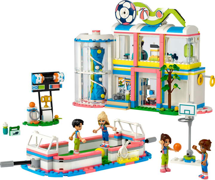 Zestaw klocków LEGO Friends Centrum sportowe 832 elementy (41744) - obraz 2