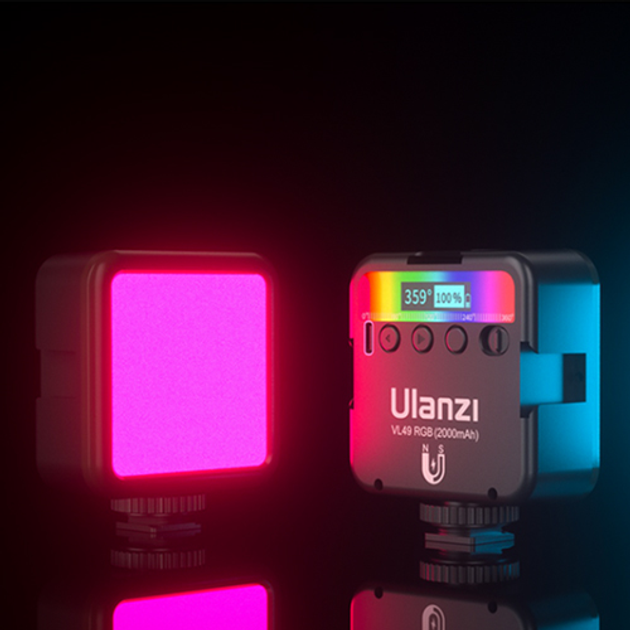 Кольорове RGB накамерне світло лампа Ulanzi VL49 RGB Портативна ...
