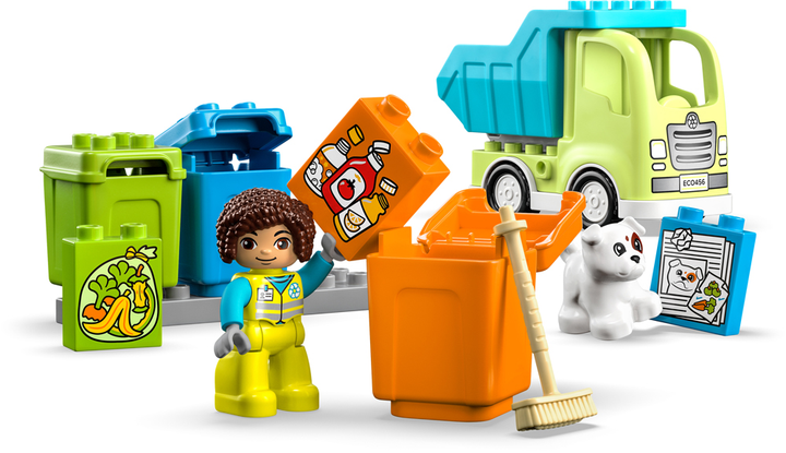 Zestaw klocków LEGO DUPLO Ciężarówka recyklingowa 15 elementów(10987) - obraz 2