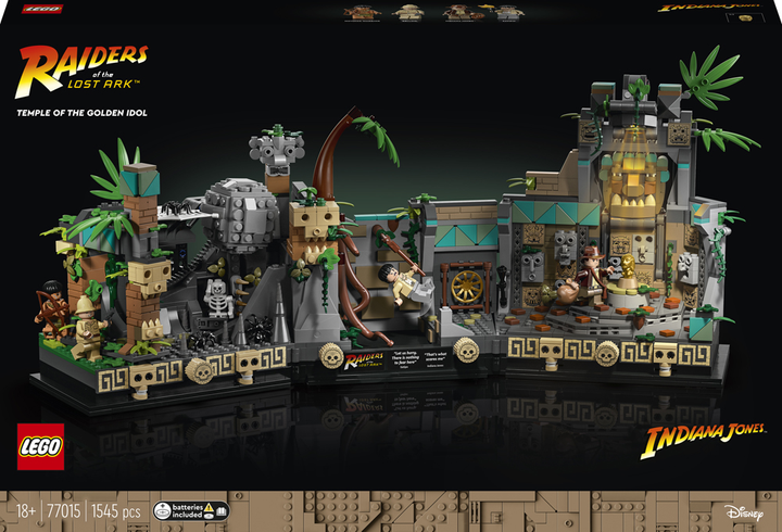 Конструктор LEGO Indiana Jones Храм Золотого Ідола 1545 деталей (77015) - зображення 1