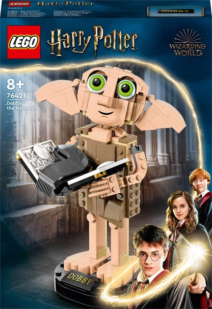 Zestaw klocków LEGO Harry Potter Skrzat domowy Zgredek 403 elementy (76421) - obraz 1