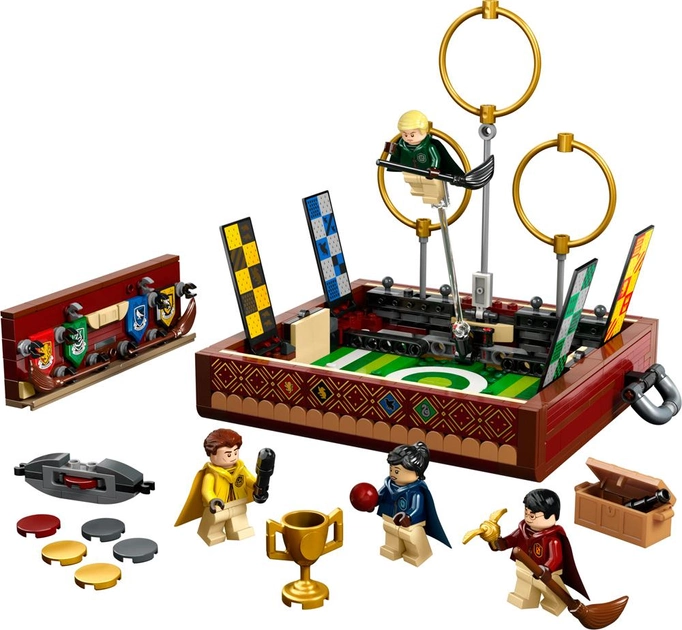 Zestaw klocków LEGO Harry Potter Quidditch kufer 599 elementów (76416) - obraz 2