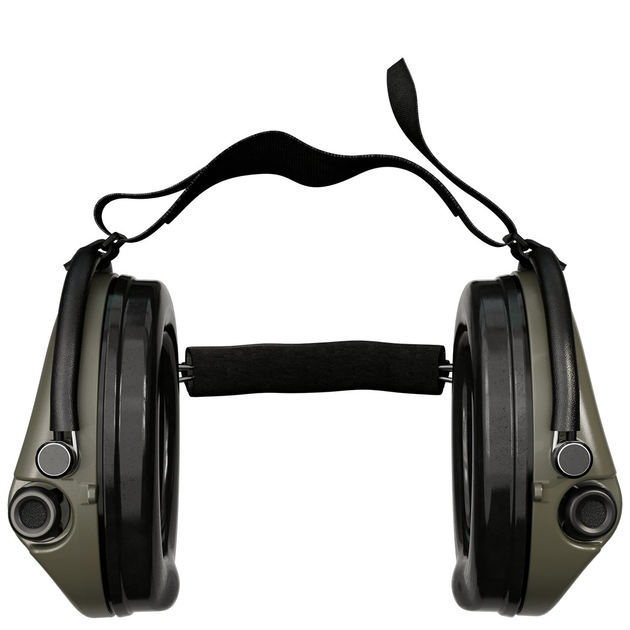 Активні навушники для стрільби MSA Sordin Supreme Pro-X Green із заднім тримачем - зображення 2