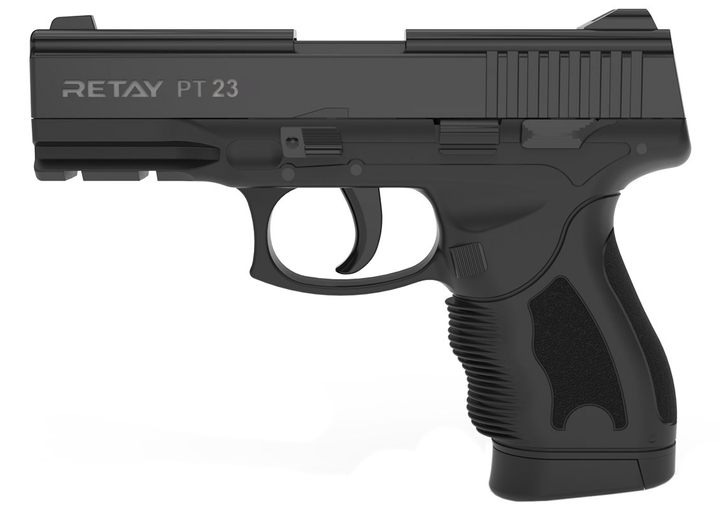 Пистолет стартовый Retay PT23 9 мм Черный - изображение 1