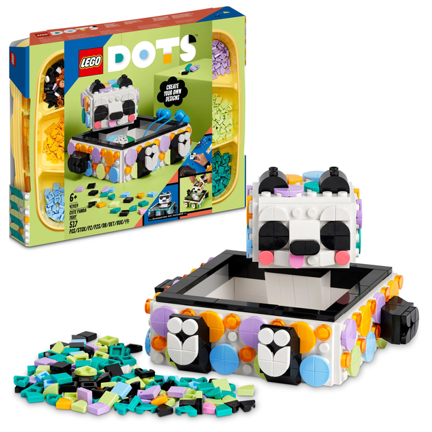 Конструктор LEGO DOTS Шухляда з милою пандою 517 деталей (41959) - зображення 2