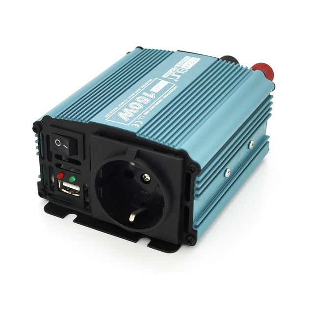 Инвертор напряжения Mexxsun MXS-150, 12V/220V, 150W (MXS-150-12M/29225 ...