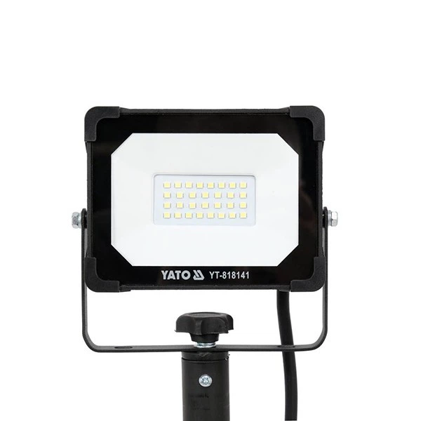 Прожектор Yato с SMD-диодным излучением (20 Вт) 230 В (1900 Lm) на штативе h=0.6-1.22 м (кабель-2м) YT-818141 - Фото 2 Прожектор Yato с SMD-диодным излучением (20 Вт) 230 В (1900 Lm) на штативе h=0.6-1.22 м (кабель-2м) YT-818141 - изображение 2