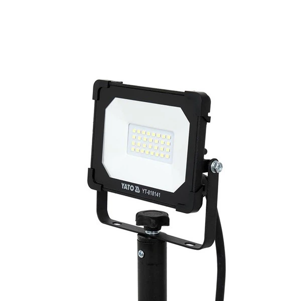 Прожектор Yato с SMD-диодным излучением (20 Вт) 230 В (1900 Lm) на штативе h=0.6-1.22 м (кабель-2м) YT-818141 - Фото 3 Прожектор Yato с SMD-диодным излучением (20 Вт) 230 В (1900 Lm) на штативе h=0.6-1.22 м (кабель-2м) YT-818141 - изображение 3