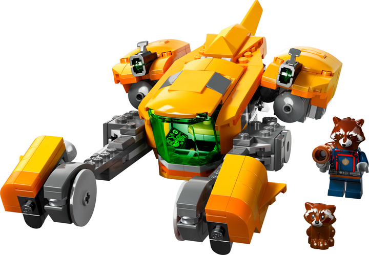 Zestaw klocków LEGO Marvel Super Heroes Statek kosmiczny małego Rocketa 191 element (76254) - obraz 2