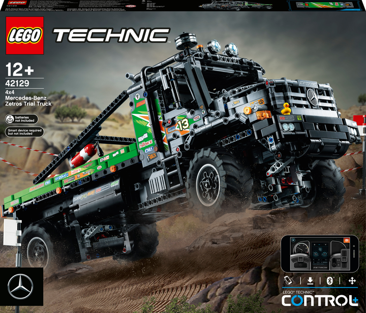 Zestaw klocków LEGO Technic Ciężarówka Mercedes-Benz Zetros z napędem na 4 koła 2110 elementów (42129) - obraz 1