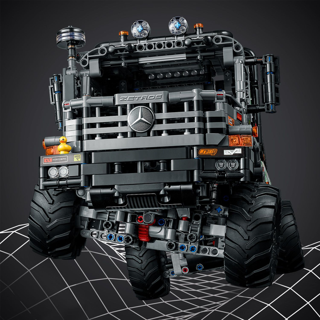 Zestaw klocków LEGO Technic Ciężarówka Mercedes-Benz Zetros z napędem na 4 koła 2110 elementów (42129) - obraz 6