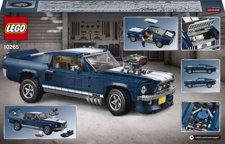 Конструктор LEGO Creator Expert Ford Mustang 1471 деталь (10265) - зображення 13