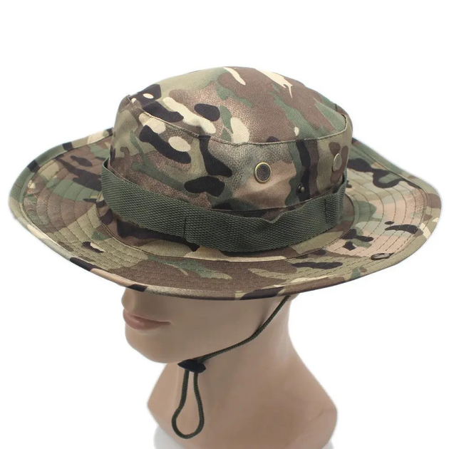 Панама защитная шляпа тактическая для ЗСУ, охоты, рибалки Мультикам - изображение 2