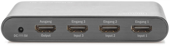 Відеокомутатор Digitus UHD HDMI (INx3 — OUTx1), 4K (DS-45316) - зображення 3