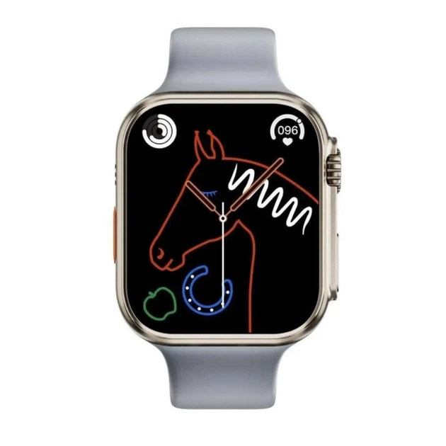 Умные смарт часы XO M8 Mini Ultra 44mm Smart Watch наручные смарт-часы с функцией приема звонков серый - Фото 2 Умные смарт часы XO M8 Mini Ultra 44mm Smart Watch наручные смарт-часы с функцией приема звонков серый - изображение 2
