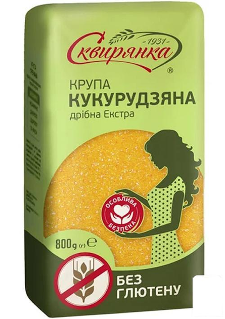 Крупа кукурузная (без глютену) "Сквирянка" Экстра 800г (97016) от ...