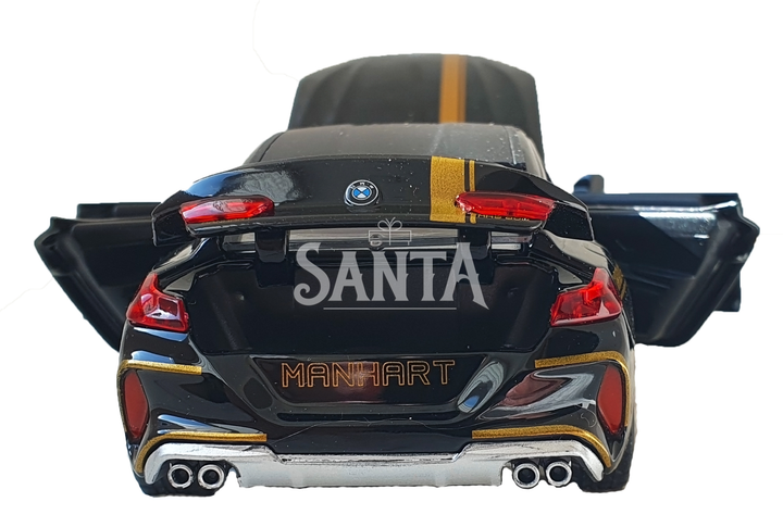 Игрушечная машинка металлическая BMW Manhart MH8 800 АвтоЕксперт БМВ, черный, звук, свет, иннерция, откр. двери, капот, багажник, 15*7*5 см (TK-3054) - Фото 7 Игрушечная машинка металлическая BMW Manhart MH8 800 АвтоЕксперт БМВ, черный, звук, свет, иннерция, откр. двери, капот, багажник, 15*7*5 см (TK-3054) - изображение 7