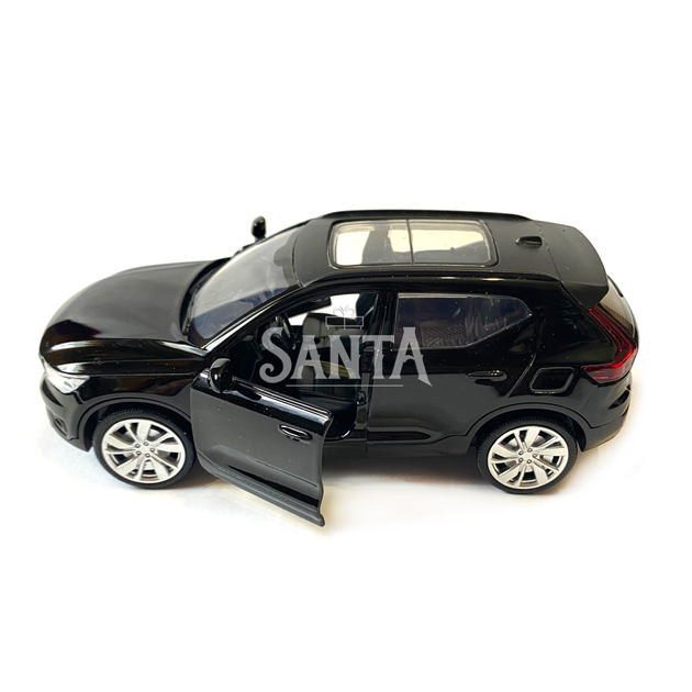 Машина металлическая Автопром 1:32 Volvo XC40 Recharge, черная, бат., свет, звук, откр.двери, 14*5,5*4 см (68411) - изображение 6