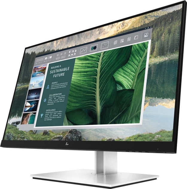 Монітор 23.8" HP EliteDisplay E24u G4 (189T0AA) USB Type-C 65W - зображення 3