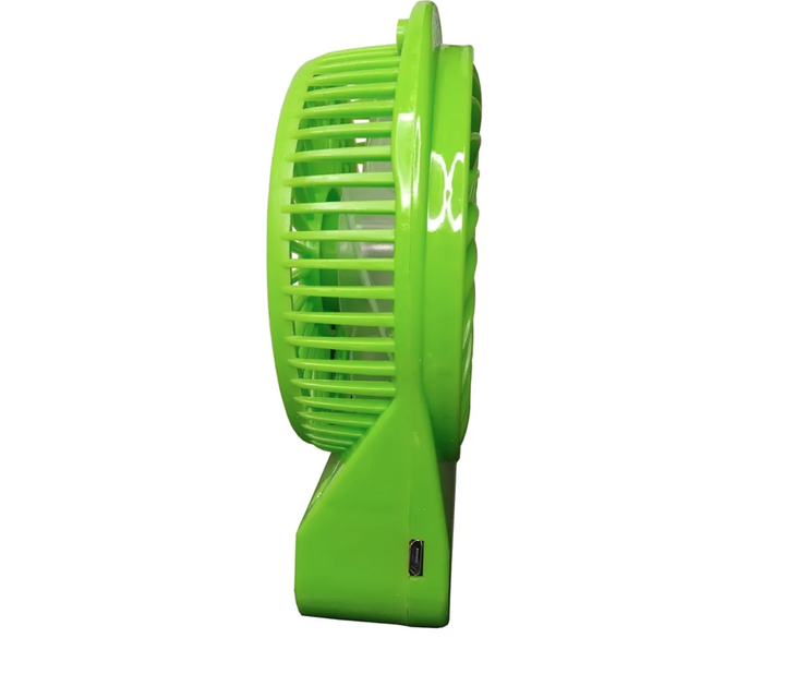 Портативный аккумуляторный вентилятор настольный от USB Mini Fan AIR Салатовый - изображение 3
