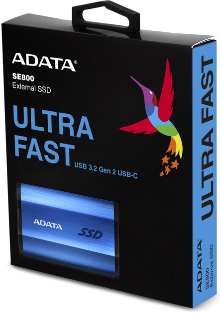 ADATA SE800 512GB 2,5" USB 3.2 Type-C niebieski (ASE800-512GU32G2-CBL) External - obraz 6