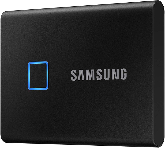 Dysk SSD Samsung Portable T7 TOUCH 1TB USB 3.2 Type-C Czarny (MU-PC1T0K/WW) External - obraz 2