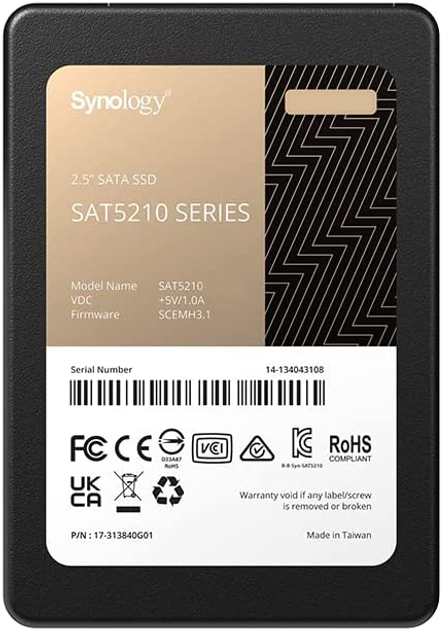 Dysk SSD Synology SAT5210-1920G 1.92TB 2.5" SATAIII - obraz 1