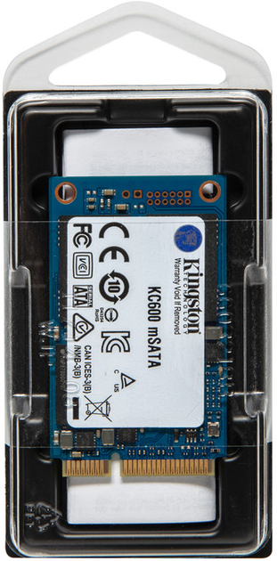 Kingston SSD KC600 512GB mSATA SATAIII 3D NAND TLC (SKC600MS/512G) - зображення 8