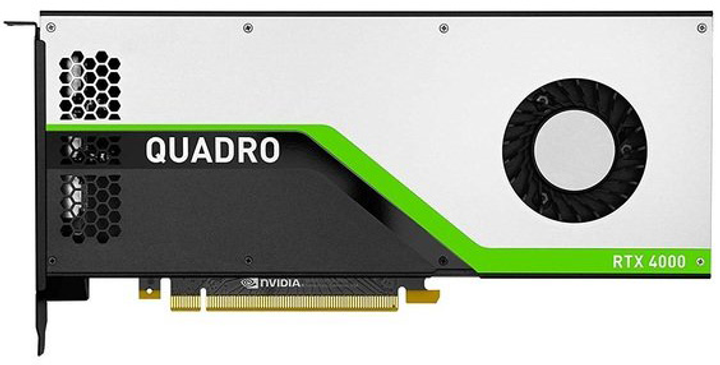 HP PCI-Ex NVIDIA Quadro RTX 4000 8GB GDDR6 (256bit) (Type-C, 3 x DisplayPort) (5JV89AA) - зображення 1