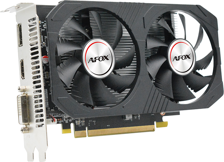 AFOX PCI-Ex Radeon RX 550 4GB GDDR5 (128bit) (1183/6000) (DVI, HDMI, DisplayPort) (AFRX550-4096D5H4-V6) - зображення 2