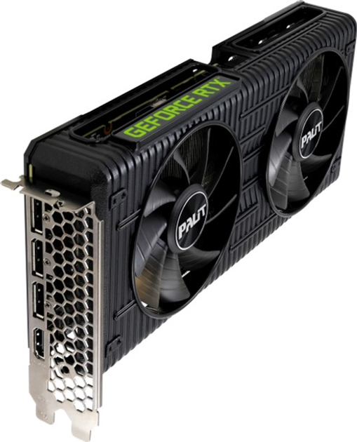 Palit PCI-Ex GeForce RTX 3060 Dual 12GB GDDR6 (192bit) (1777/15000) (3 x DisplayPort, HDMI) (NE63060019K9-190AD) - зображення 3