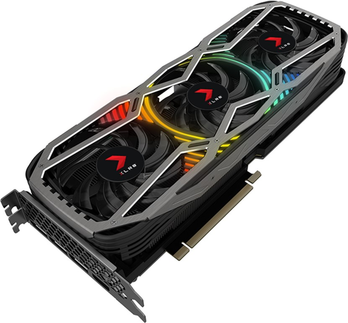 PNY PCI-Ex GeForce RTX 3070 XLR8 Gaming REVEL EPIC-X 8GB GDDR6 (256bit) (1725/14000) (HDMI, 3 x DisplayPort) (VCG30708TFXPPB) - зображення 2