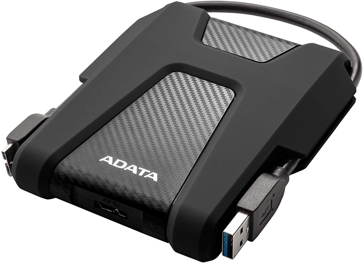 Жорсткий диск ADATA DashDrive Durable HD680 2TB AHD680-2TU31-CBK 2.5 USB 3.2 External Black - зображення 1