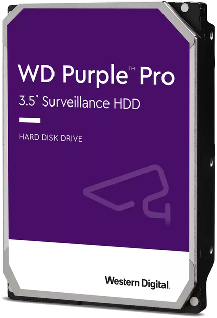 Жорсткий диск Western Digital Purple Pro 18TB 7200rpm 512MB WD181PURP 3.5 SATA III - зображення 2