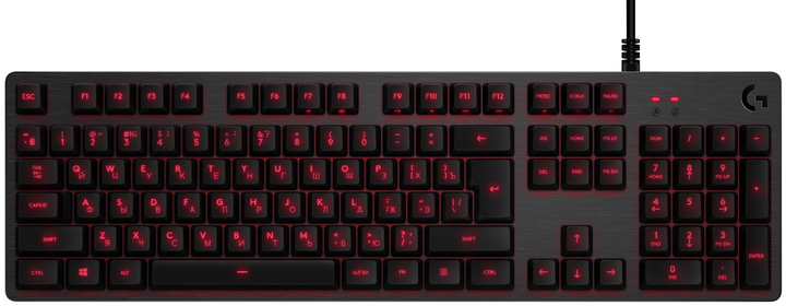 Klawiatura przewodowa Logitech G413 Carbon Mechanical Gaming USB (920-008310) - obraz 1