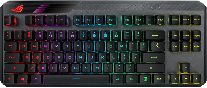 Klawiatura bezprzewodowa Asus ROG Claymore II Wireless Czarna (90MP01W0-BKUA01) - obraz 4