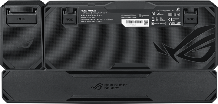 Klawiatura bezprzewodowa Asus ROG Claymore II Wireless Czarna (90MP01W0-BKUA01) - obraz 6
