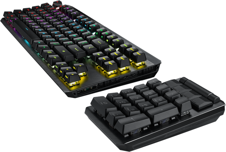 Klawiatura bezprzewodowa Asus ROG Claymore II Wireless Czarna (90MP01W0-BKUA01) - obraz 8