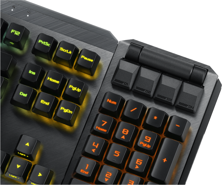 Klawiatura bezprzewodowa Asus ROG Claymore II Wireless Czarna (90MP01W0-BKUA01) - obraz 14