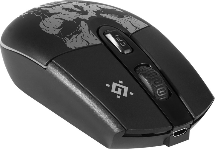 Mysz komputerowa Defender Beta GM-707L Bezprzewodowa dioda LED, czarna (52707) - obraz 3