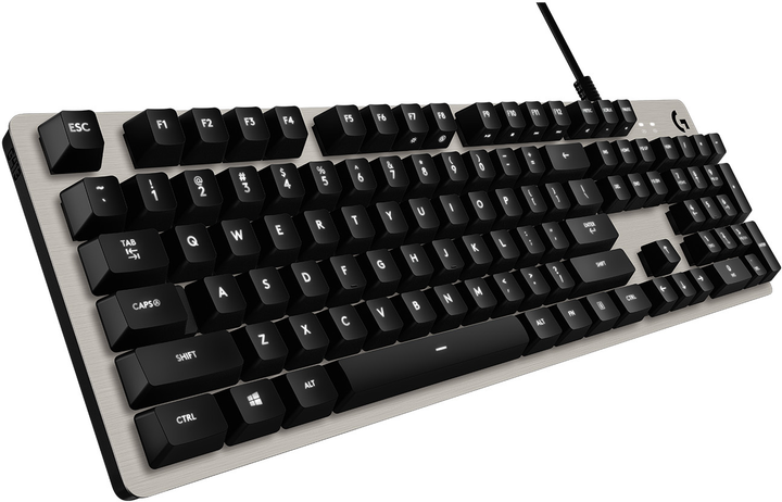 Klawiatura przewodowa Logitech G413 Silver Mechanical Gaming USB White (920-008476) - obraz 2