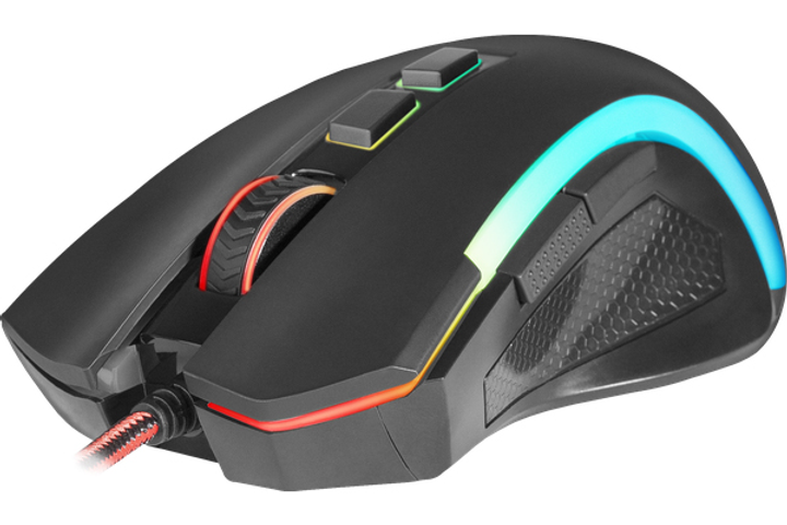 Mysz komputerowa Redragon Griffin USB Czarna (RED-M607) - obraz 7