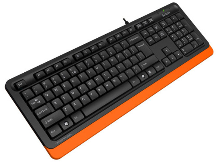 Klawiatura przewodowa A4Tech FK10 USB Pomarańczowa (A4TKLA46451) - obraz 3