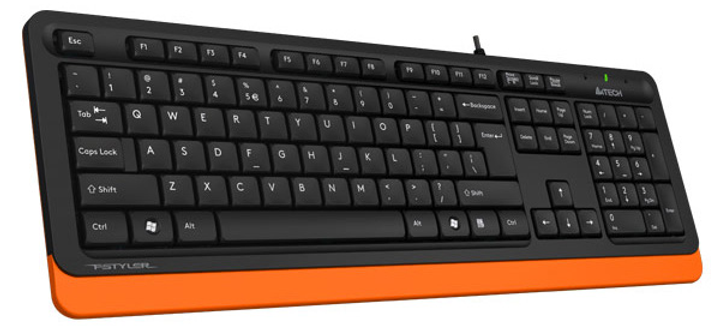 Klawiatura przewodowa A4Tech FK10 USB Pomarańczowa (A4TKLA46451) - obraz 5