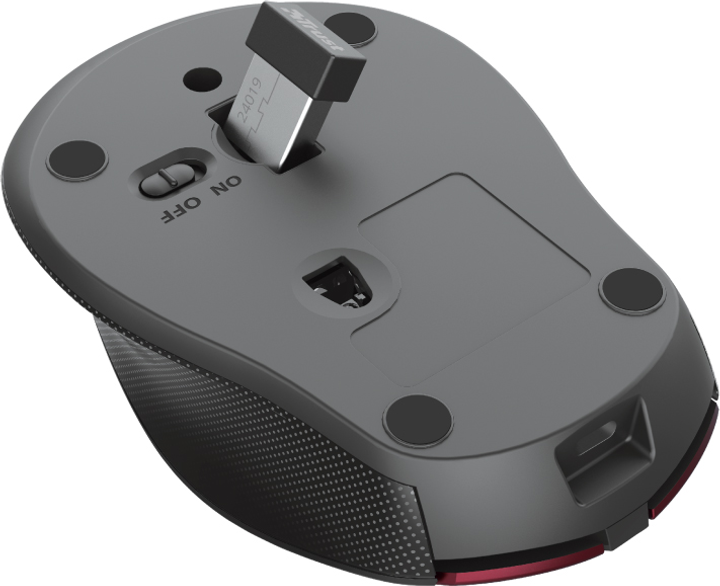 Миша Trust Zaya Rechargeable Wireless Black/Red (24019) - зображення 6