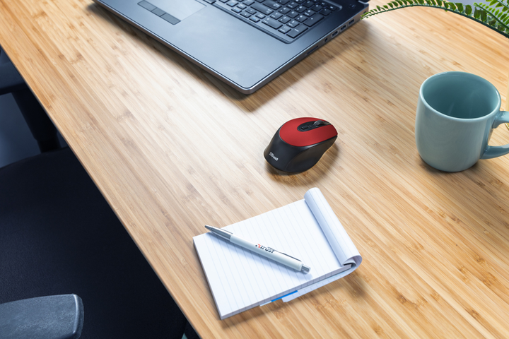 Миша Trust Zaya Rechargeable Wireless Black/Red (24019) - зображення 8