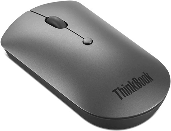 Cicha Mysz komputerowa Bluetooth ThinkBook Lenovo, szara (4Y50X88824) - obraz 3
