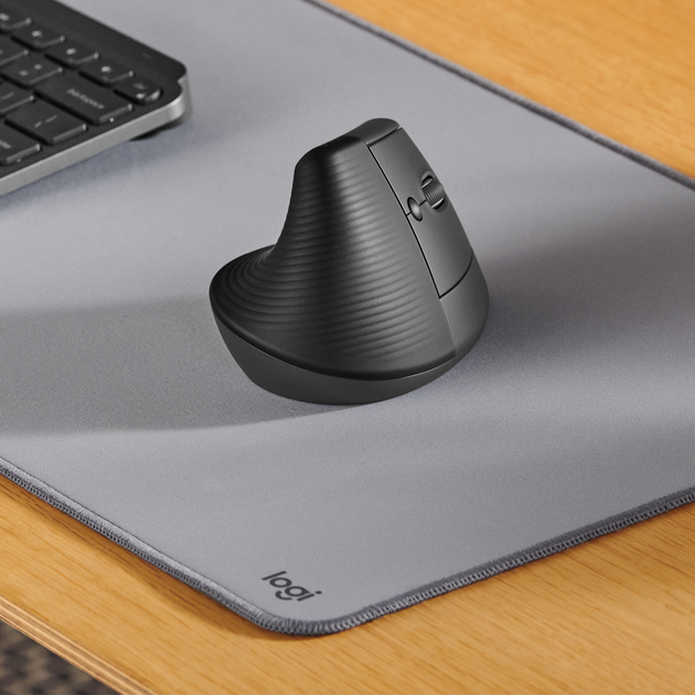 Mysz Logitech Lift Vertical Ergonomic Wireless/Bluetooth Graphite (910-006473) - obraz 6